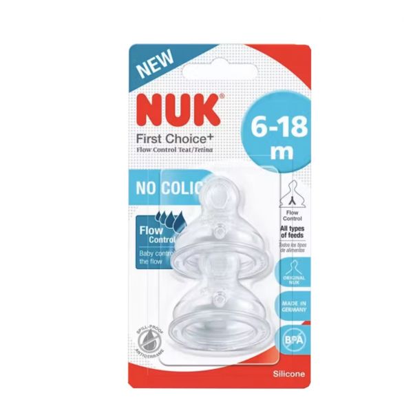 Nuk First Choice  Tetina Silicone 6-18 meses 2 Unidades