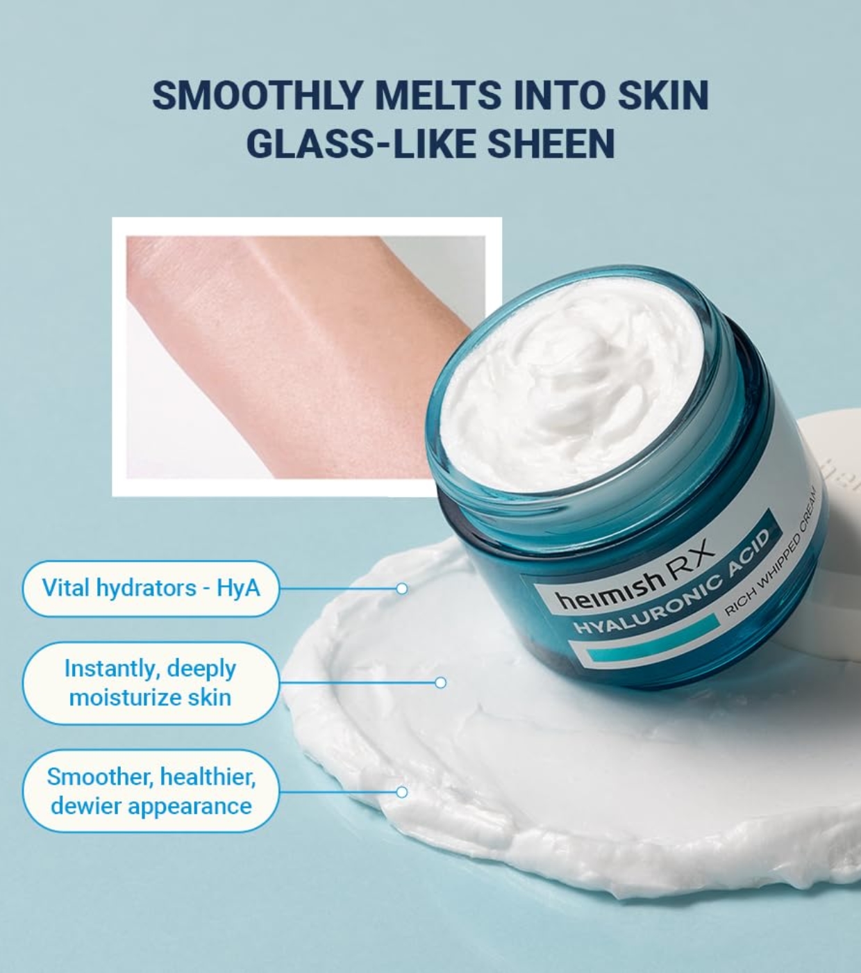 Heimish - *Heimish RX* - Creme Facial Hyaluronic Acid Rich Whipped Cream