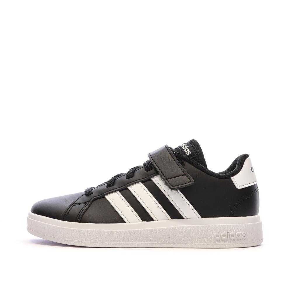 Adidas Baskets Noires/Blanches Garçon Adidas Grand Court 2.0