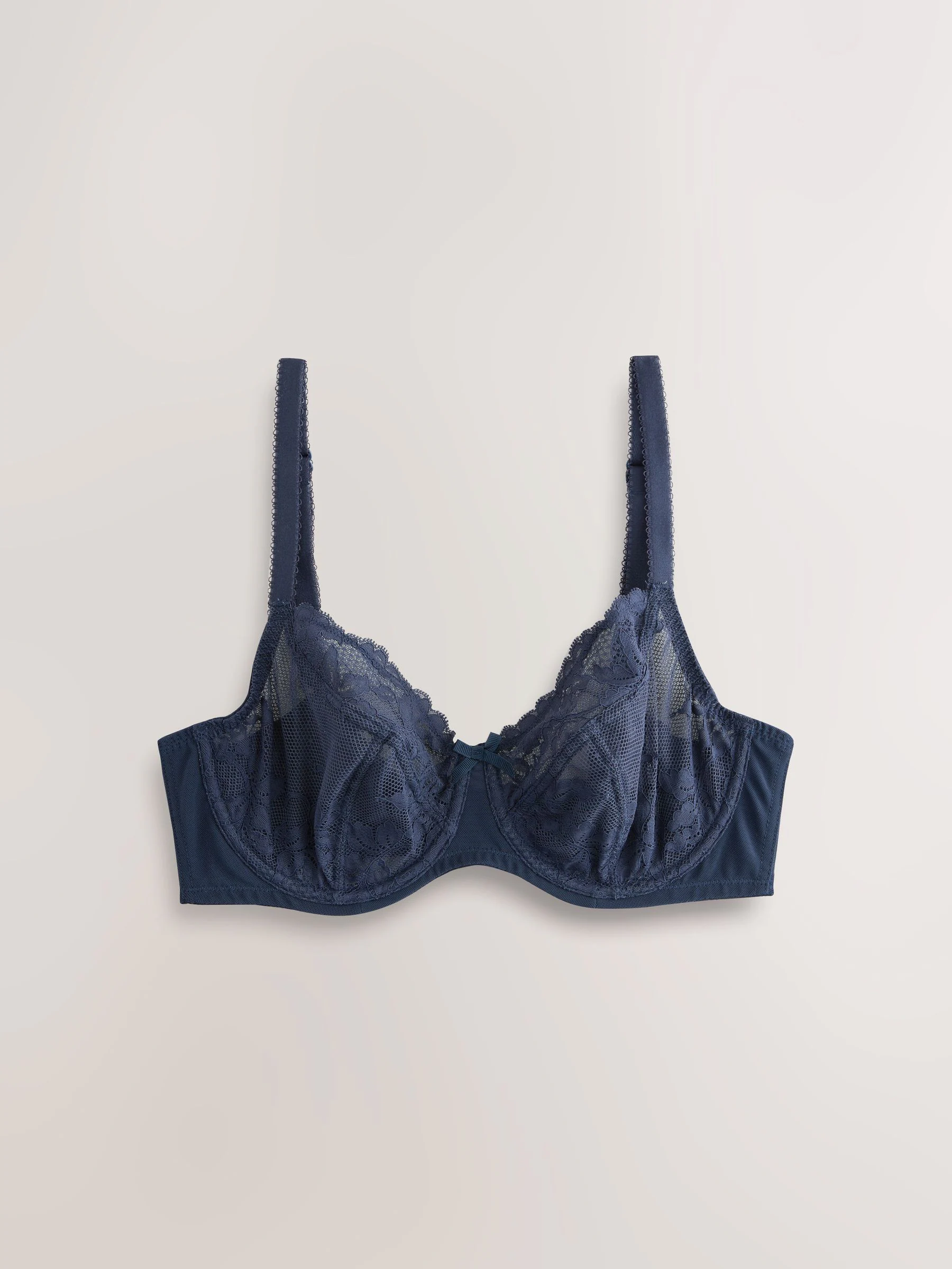 Marineblauw/roestkleurig - Verpakking van 2 kanten beha's cup DD+