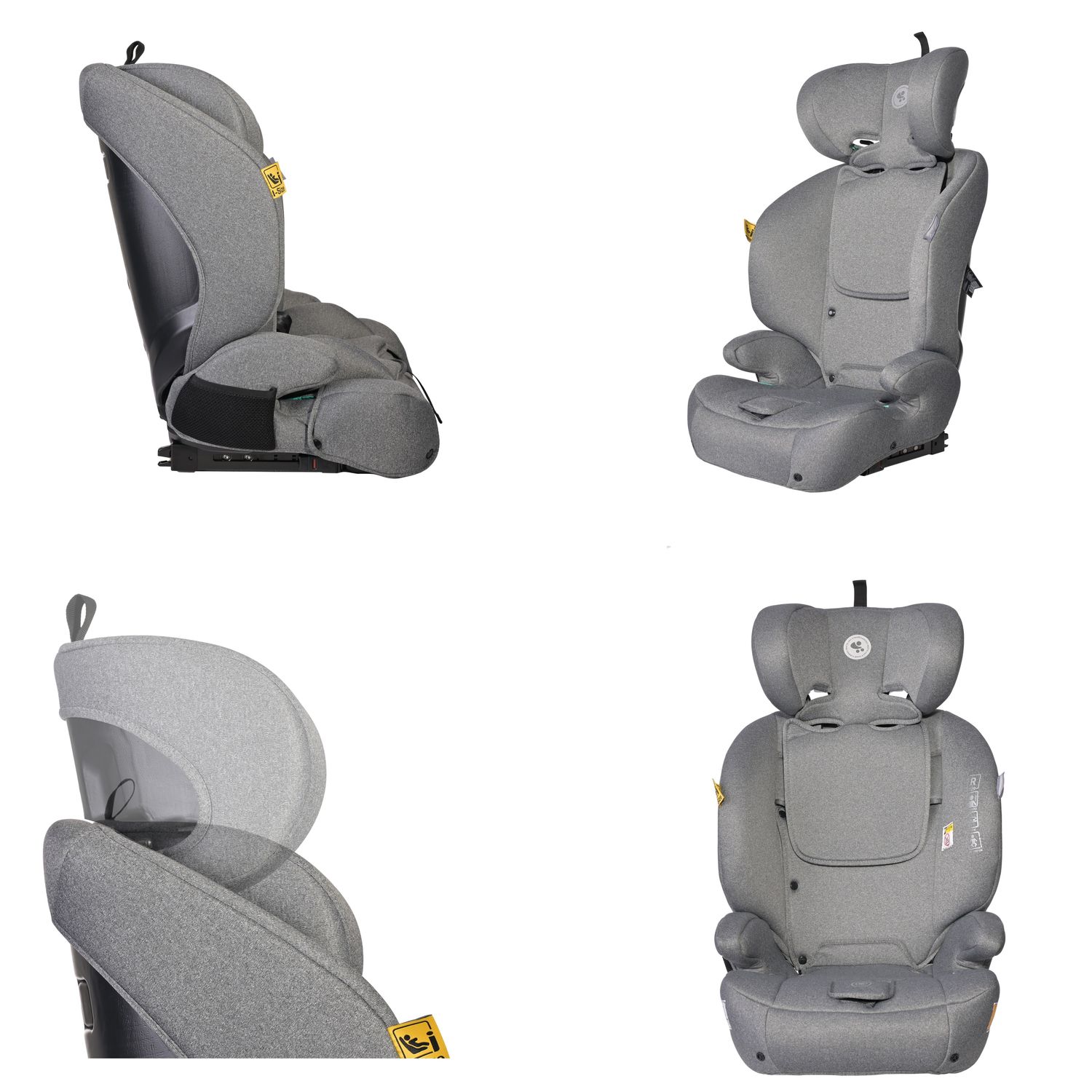 Lorelli Kindersitz i-Size Benevento (76-150 cm) Isofix, Kopfstütze verstellbar gelb