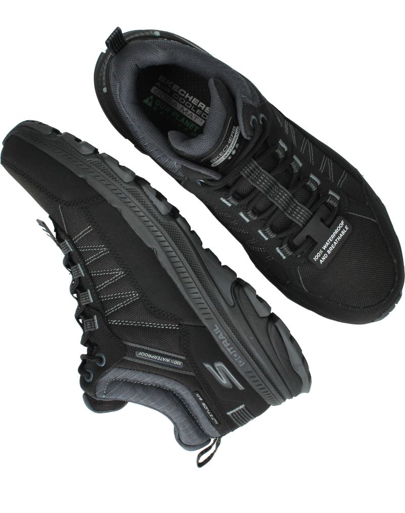 Skechers Waterproof Go Run Trail Altitude Wandelschoenen Zwart Dames