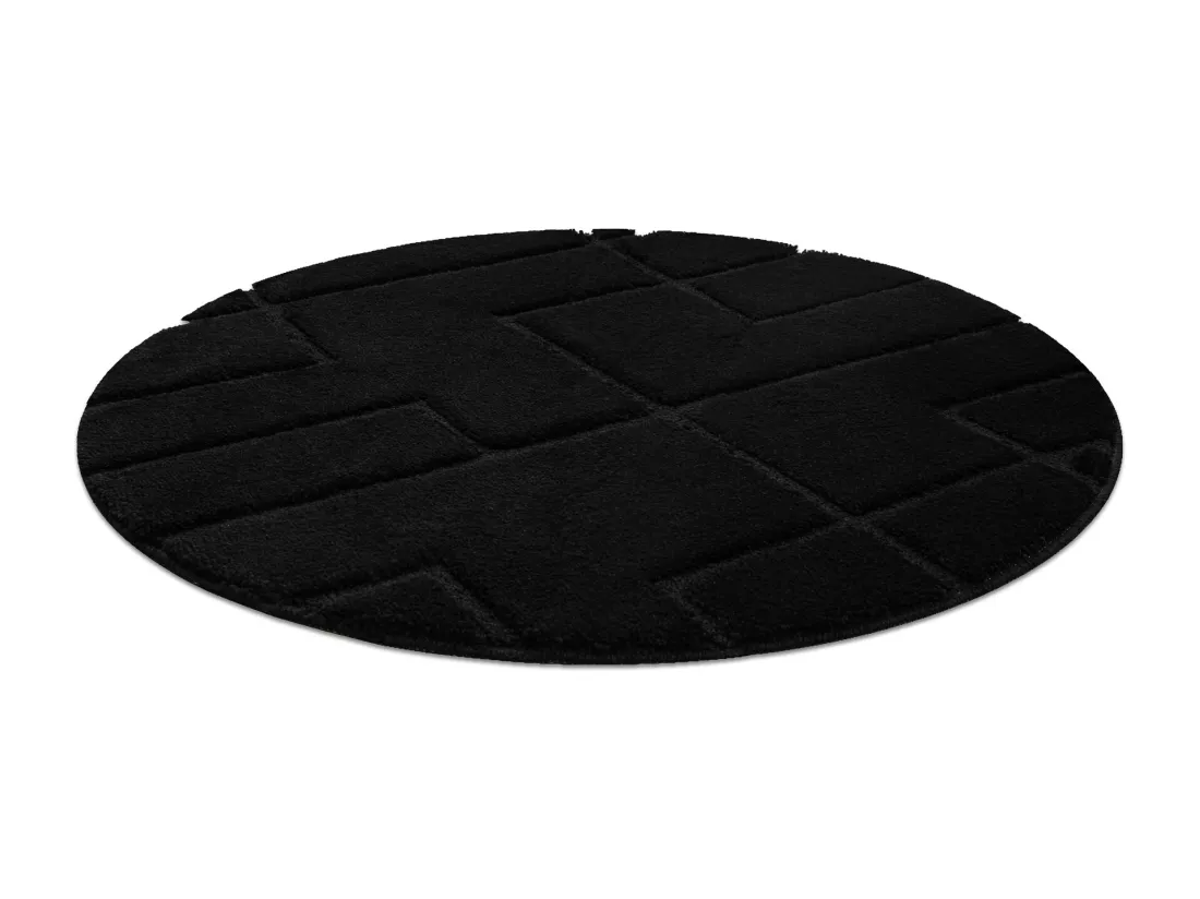 Tapis de salle de bain SUPREME cercle LINES, lignes, antidérapant, do cercle 100 cm