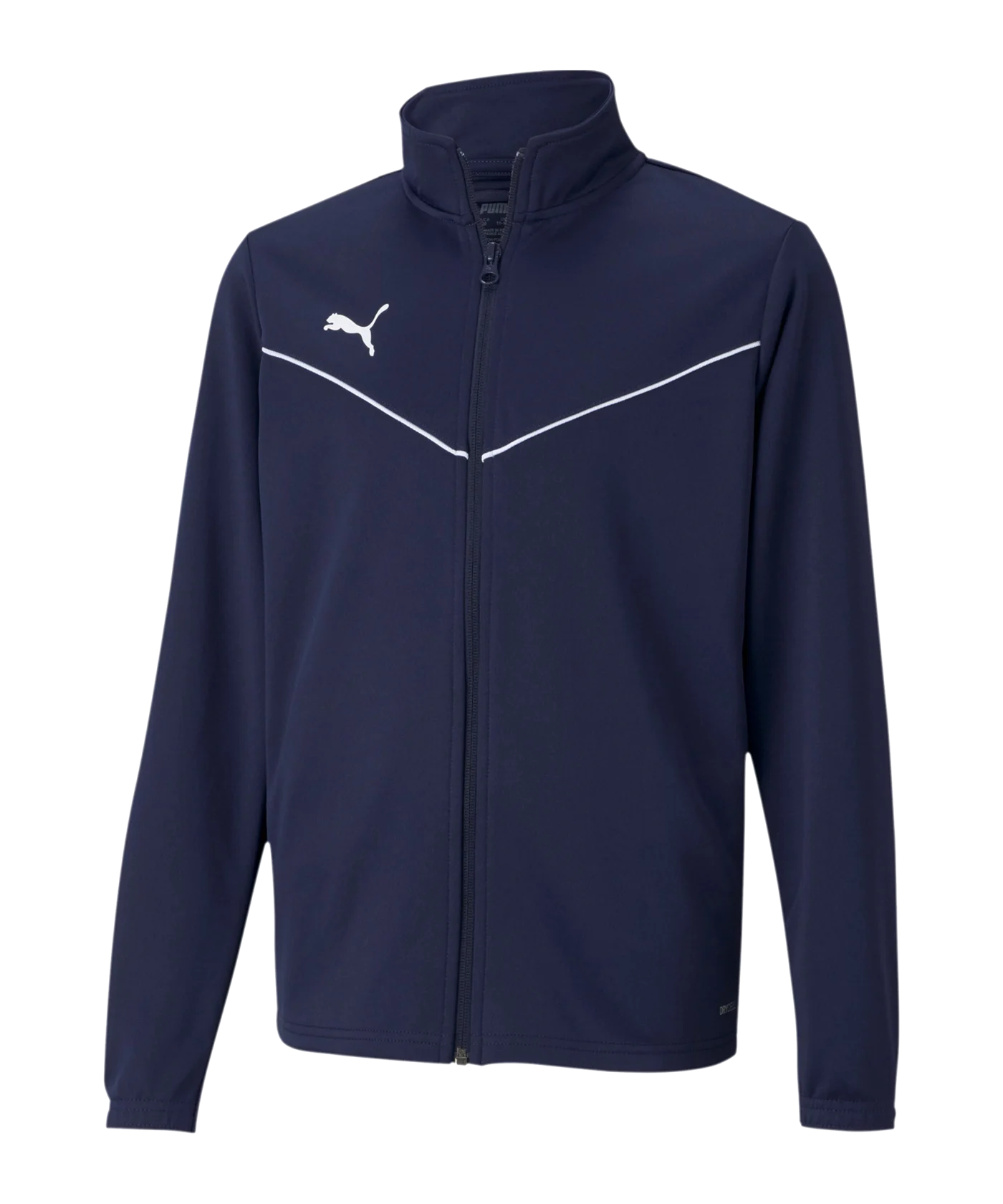 PUMA teamRISE Poly Trainingsjacke Kids Blau F06