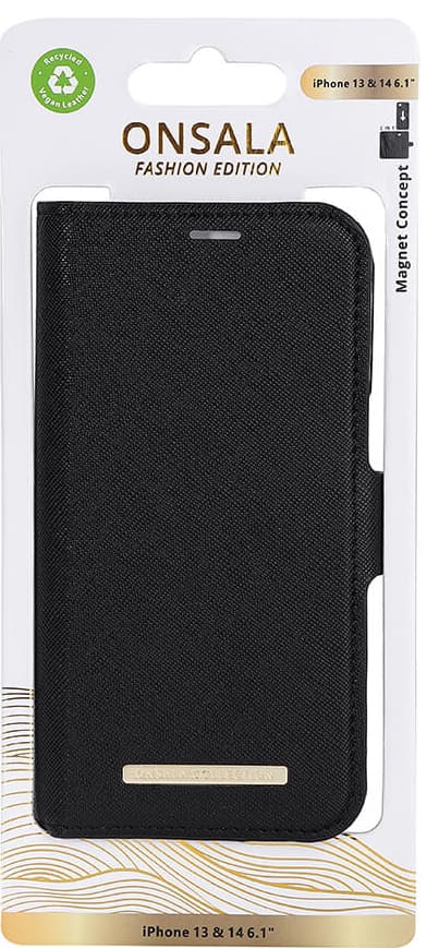 Onsala Apple iPhone 14 Plus pungetui (midnight black)