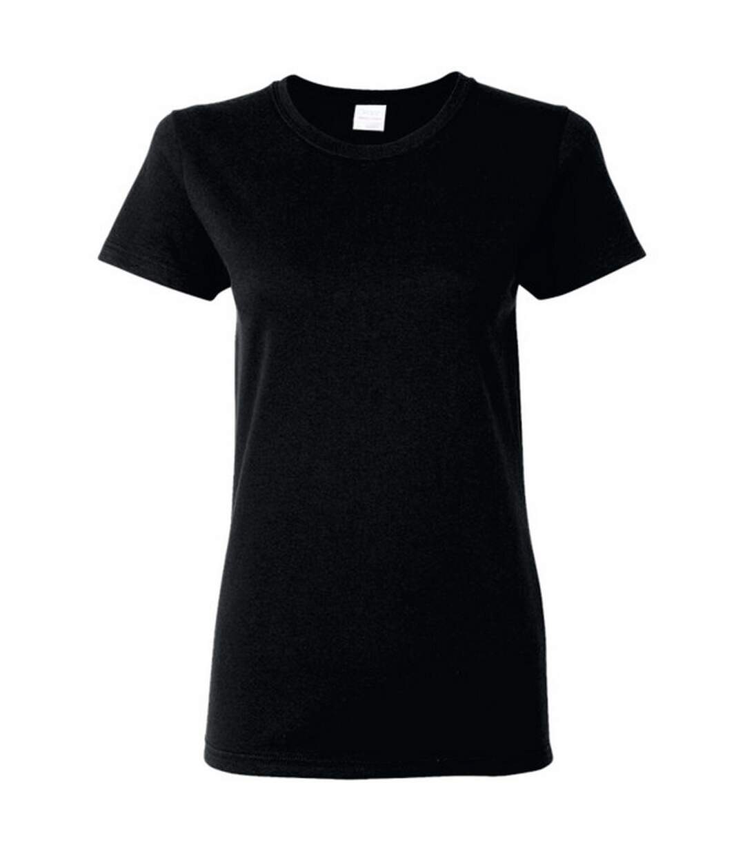 Gildan - T-shirt à manches courtes coupe féminine - Femme (Noir) - UTBC2665