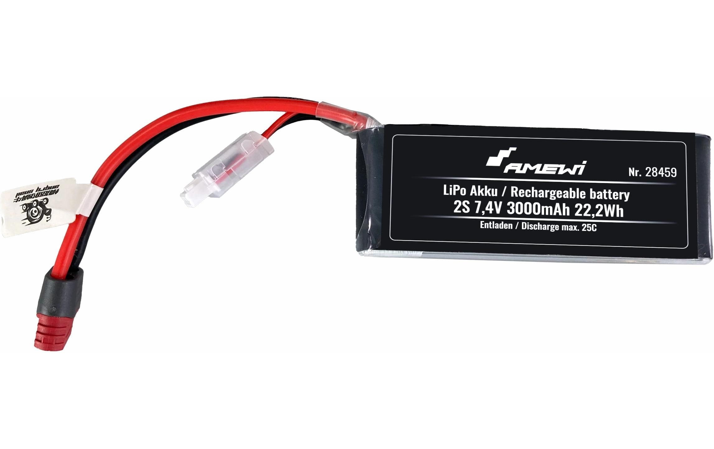 Amewi Akku »LiPo 25C Deans« 3.000 mAh
