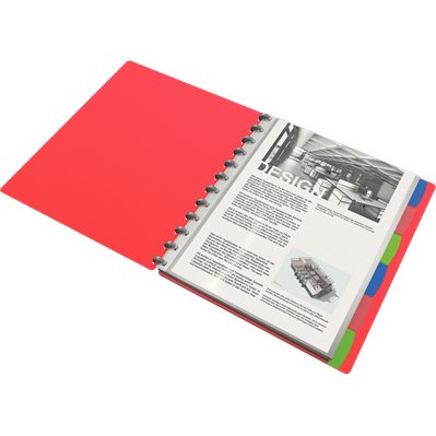 Protège-documents Vivada à pochettes amovibles 25 pochettes - 50 vues - coloris assortis