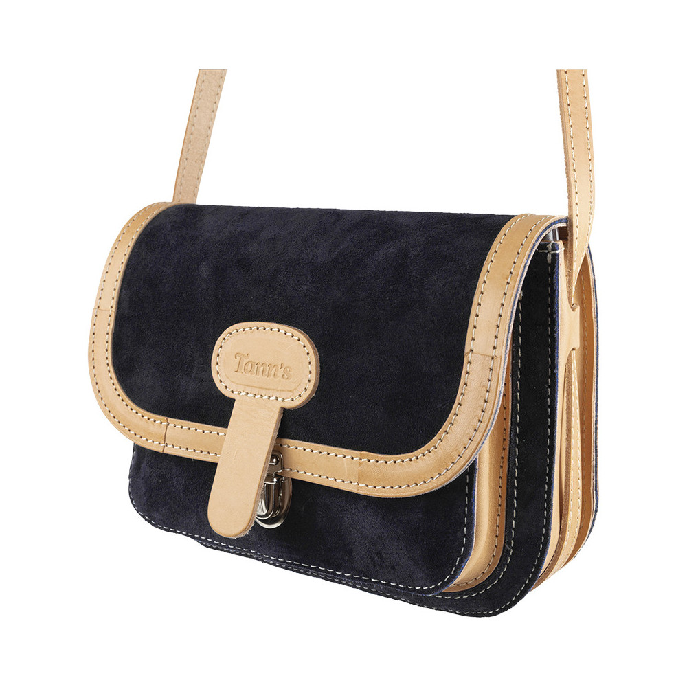 Sac bandoulière Aimé bleu nuit