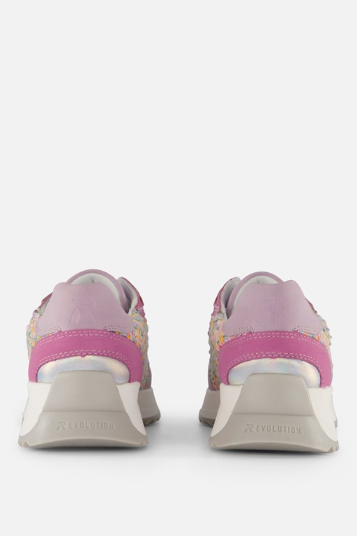 Rieker Evolution Sneakers paars Textiel