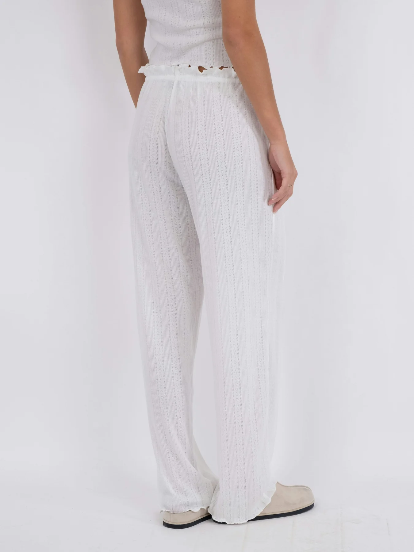 Neo Noir Serafina Pointelle Pants