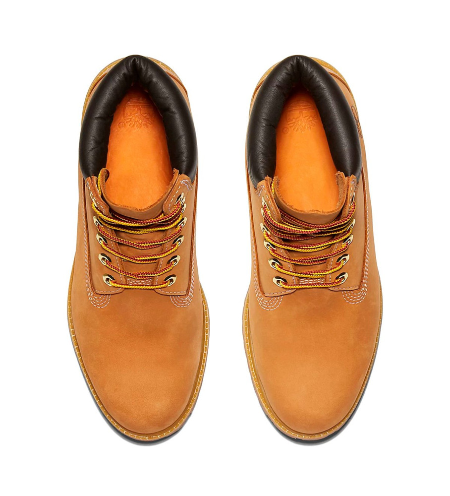 Botas Timberland Premium de couro marrom de 6 polegadas
