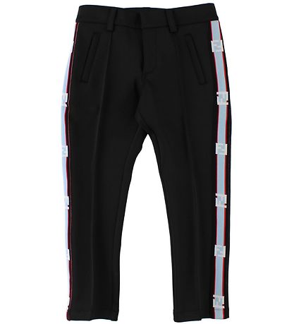 Fendi Kids Hosen - Schwarz m. Streifen