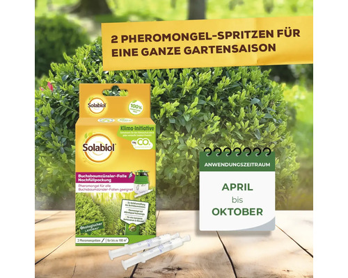 Buxusmottenval Solabiol navulverpakking 2 stuks