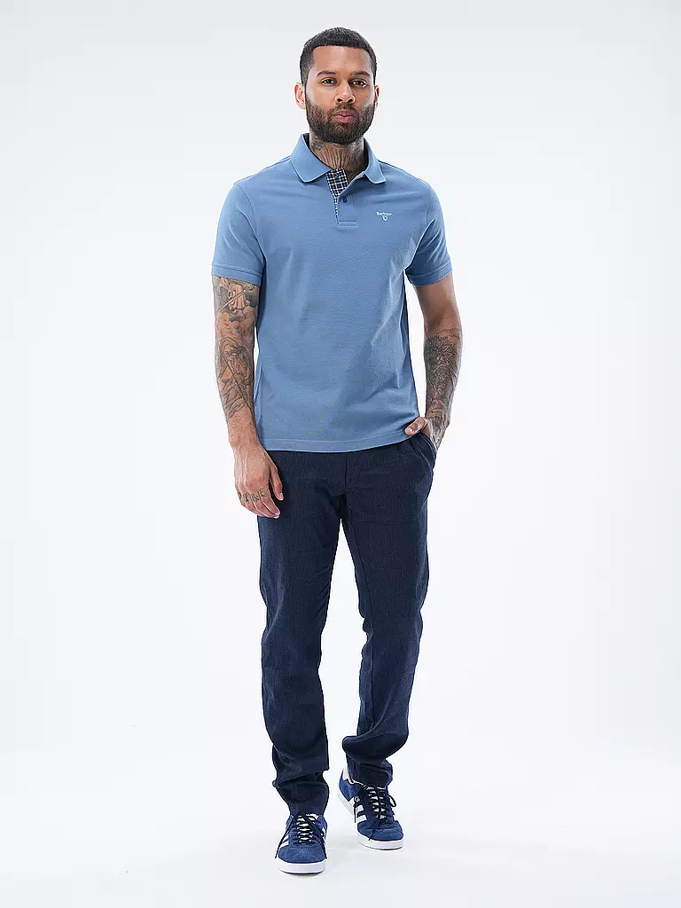 BARBOUR Poloshirt Regular Fit blau