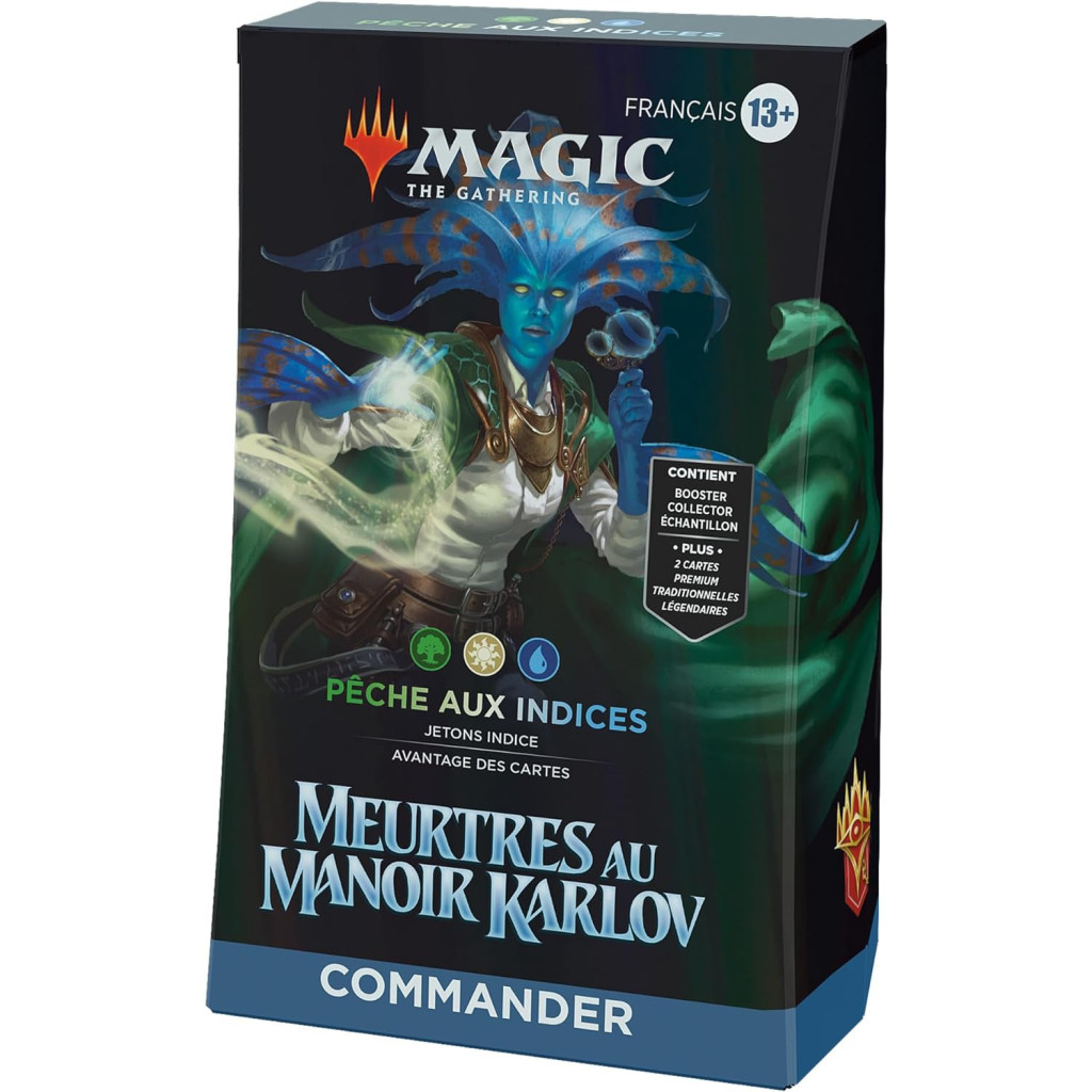 Magic The Gathering : Meurtres au manoir Karlov - Deck Commander Pêche aux Indices
