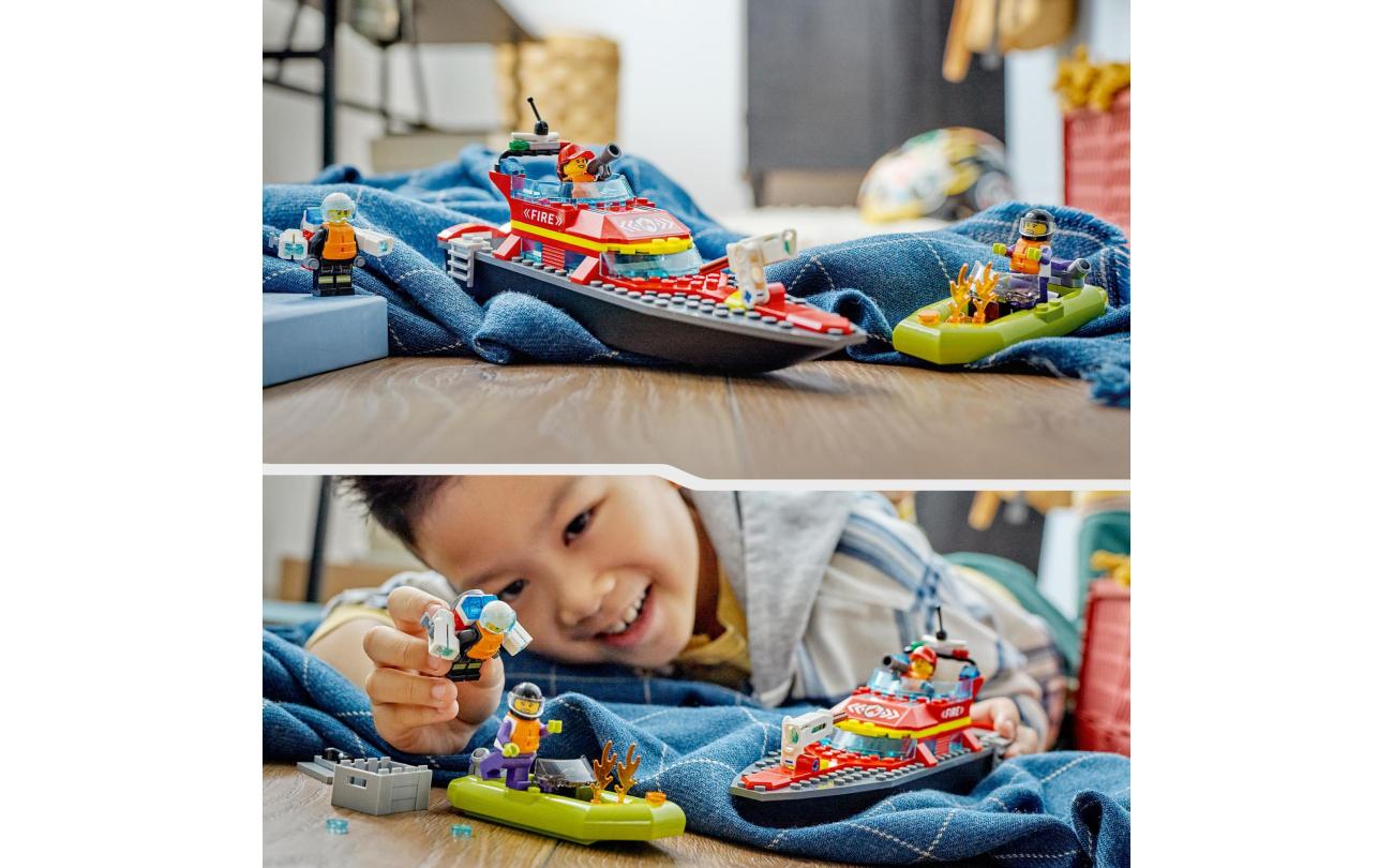 60373 LEGO City Fire Reddingsboot Brand