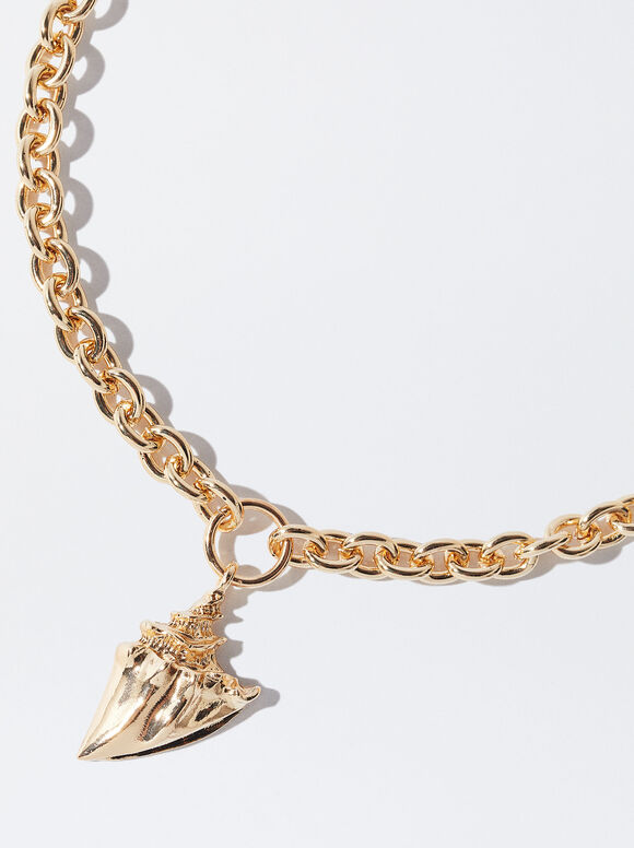 Conjunto de colar de pérolas de água doce - Coral