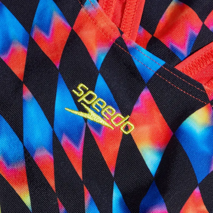 Speedo ECO+ Digital Allover Leaderback Badpak Meisjes