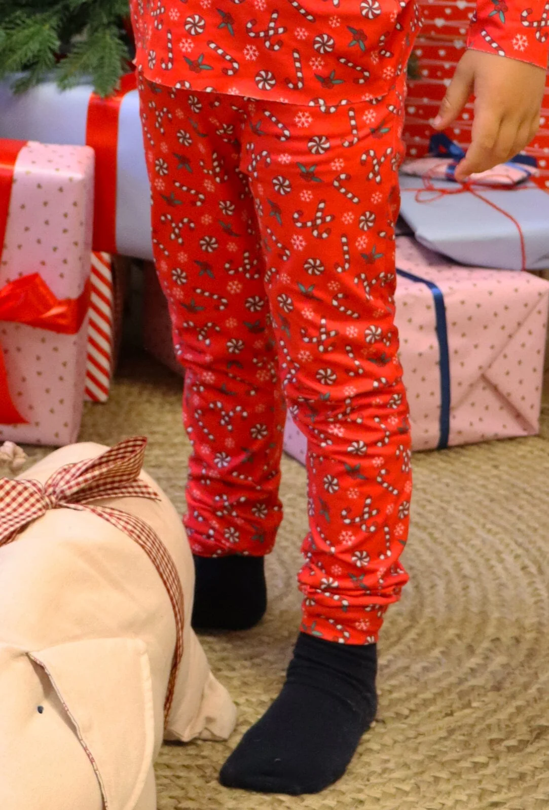 Liberte Ami Alma-Leggings (Kids) andycane red