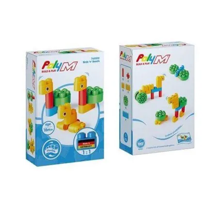 Hape PolyM Bausteine Vögel und Waldtiere