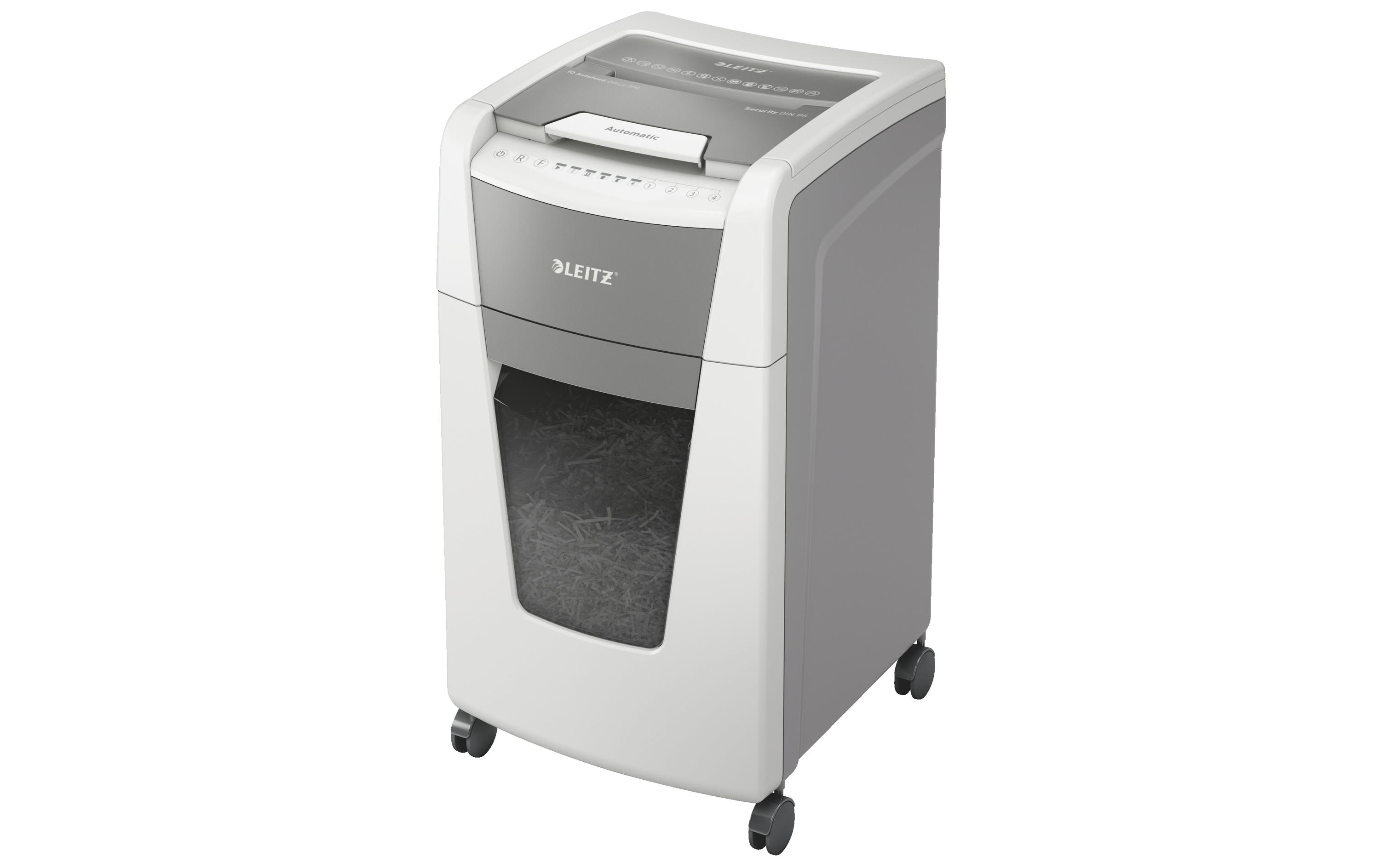 Aktenvernichter IQ Autofeed Office, P-5, 300 Blatt<br>Automatischer Dokumentenvernichter (auto) mit Mikroschnitt für sichere Vernichtung vertraulicher Unterlagen
