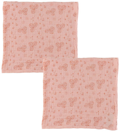 Pippi Spucktücher - 6er-Pack - 65x65 cm - Verschleiert Rose