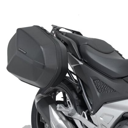 Valise SW-MOTECH AERO ABS AVEC SUPPORT (2 x 25 Litres) - Noir
