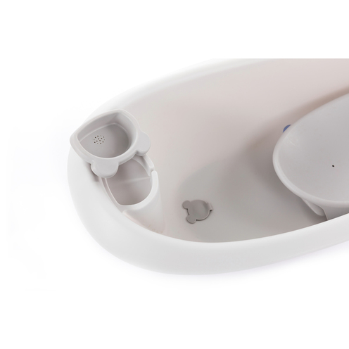 Baignoire ourson sage gris + Support baignoire ourson - BOJUNGLE