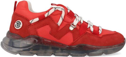 Vingino Veterschoenen & Klitteband Tiago Sneaker Rood