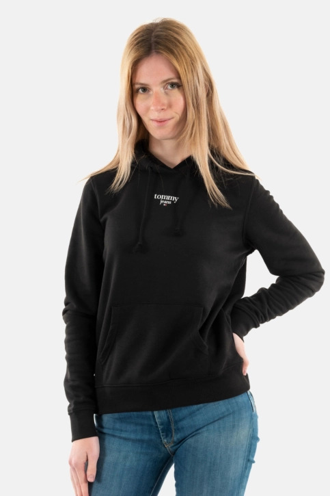 Sweat tommy jeans essential logo bds black