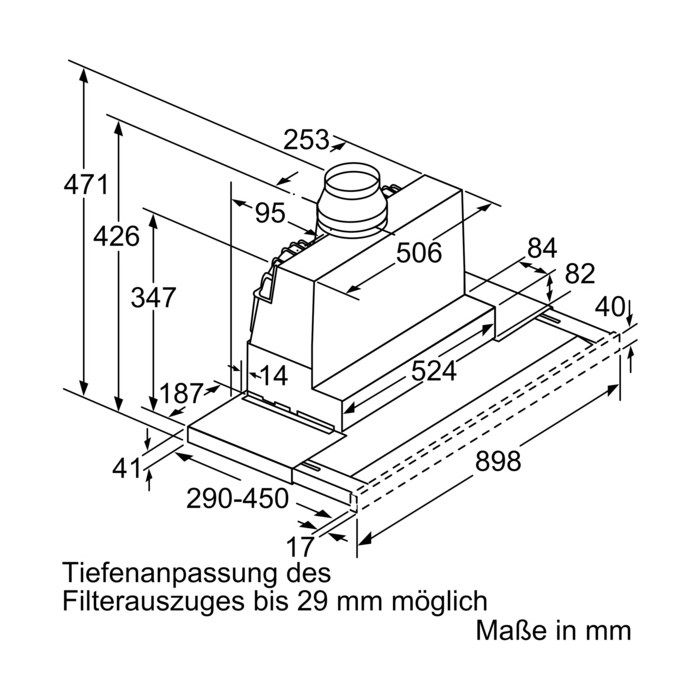 Siemens Flachschirmhaube iQ500 LI97RA561 Edelstahl