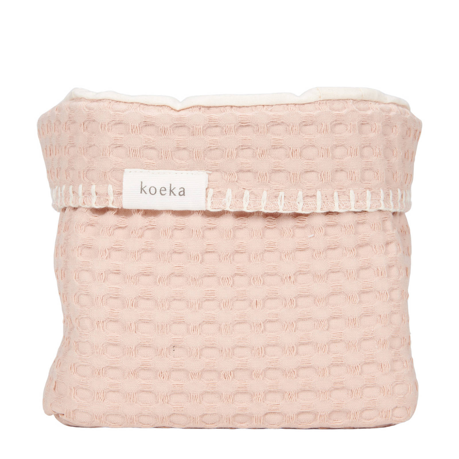 Koeka Antwerp commodemandje wafel/flanel rosa salt