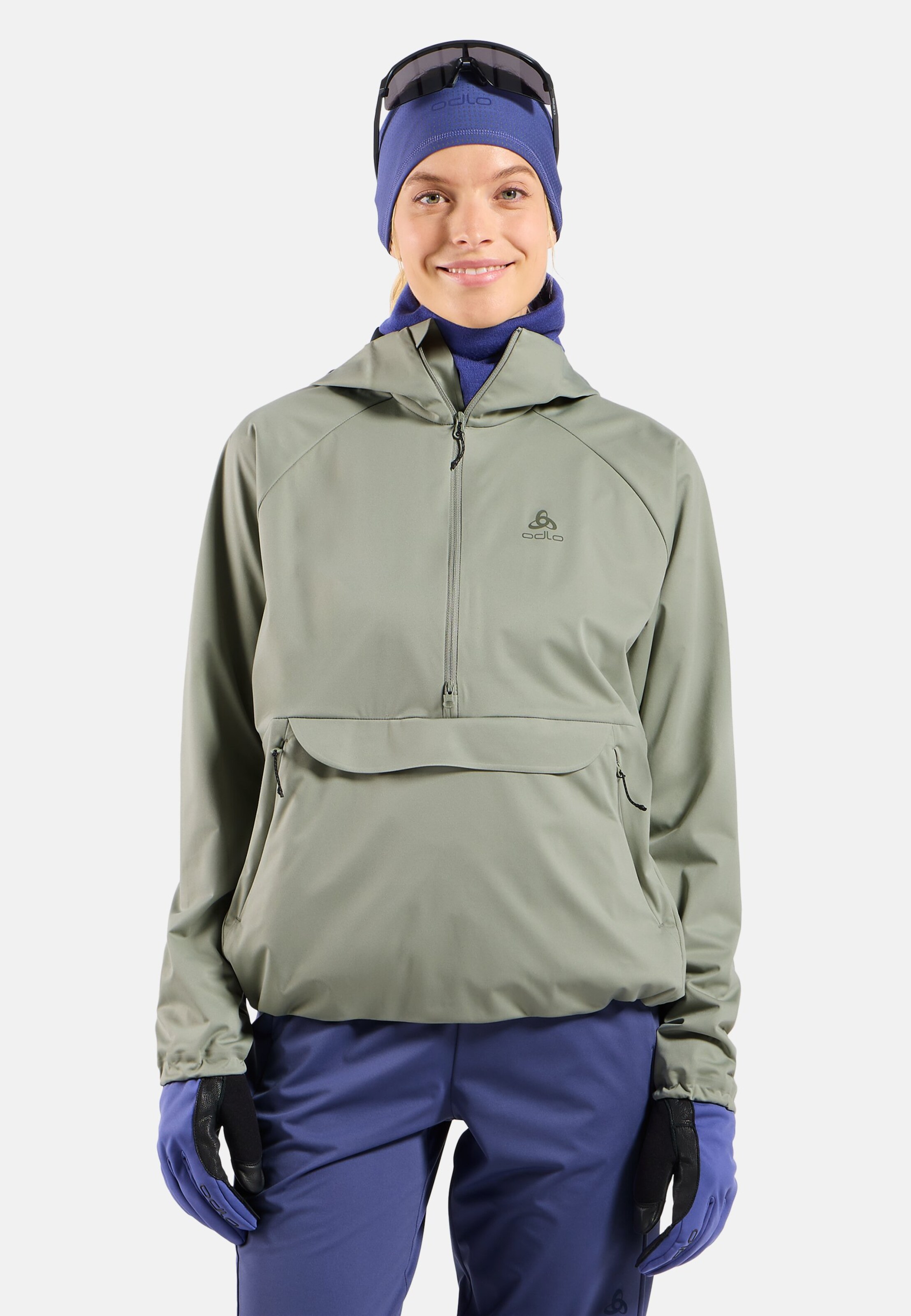 Winddichter Zeroweight Pro Warm Langlaufanorak in shadow