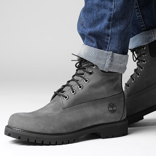 Boots Timberland Premium 6 Inch Waterproof A62BH Medium Grey Nubuck