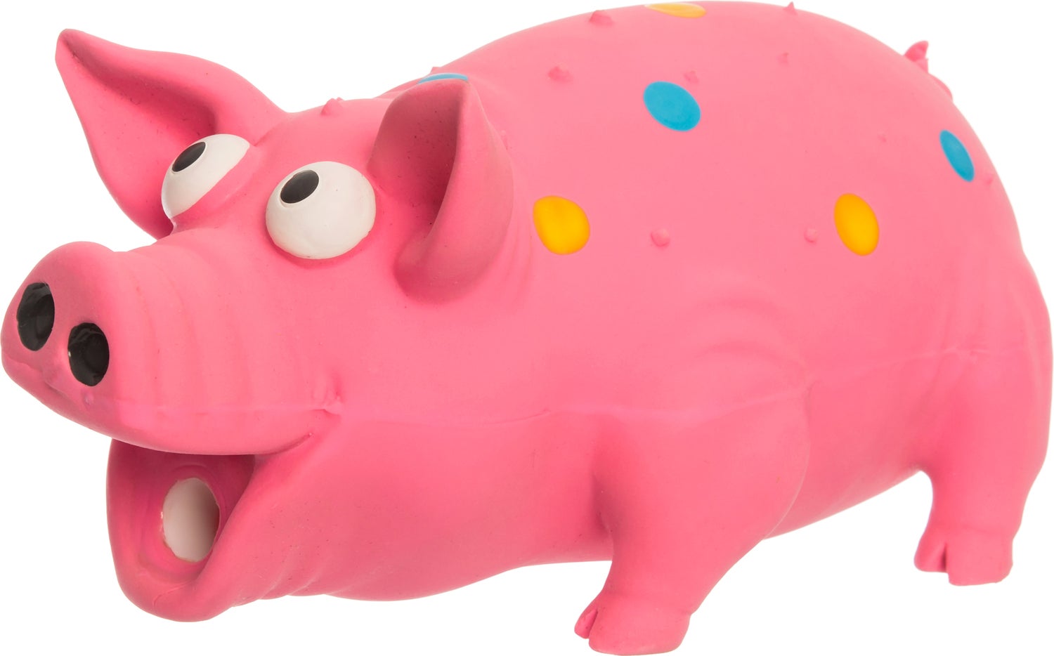 Intratuin hondenspeelgoed varken roze 20 x 10 x 10 cm