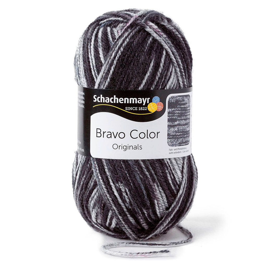 Pelote de laine BRAVO COLOR multicolore COL2114 50g
