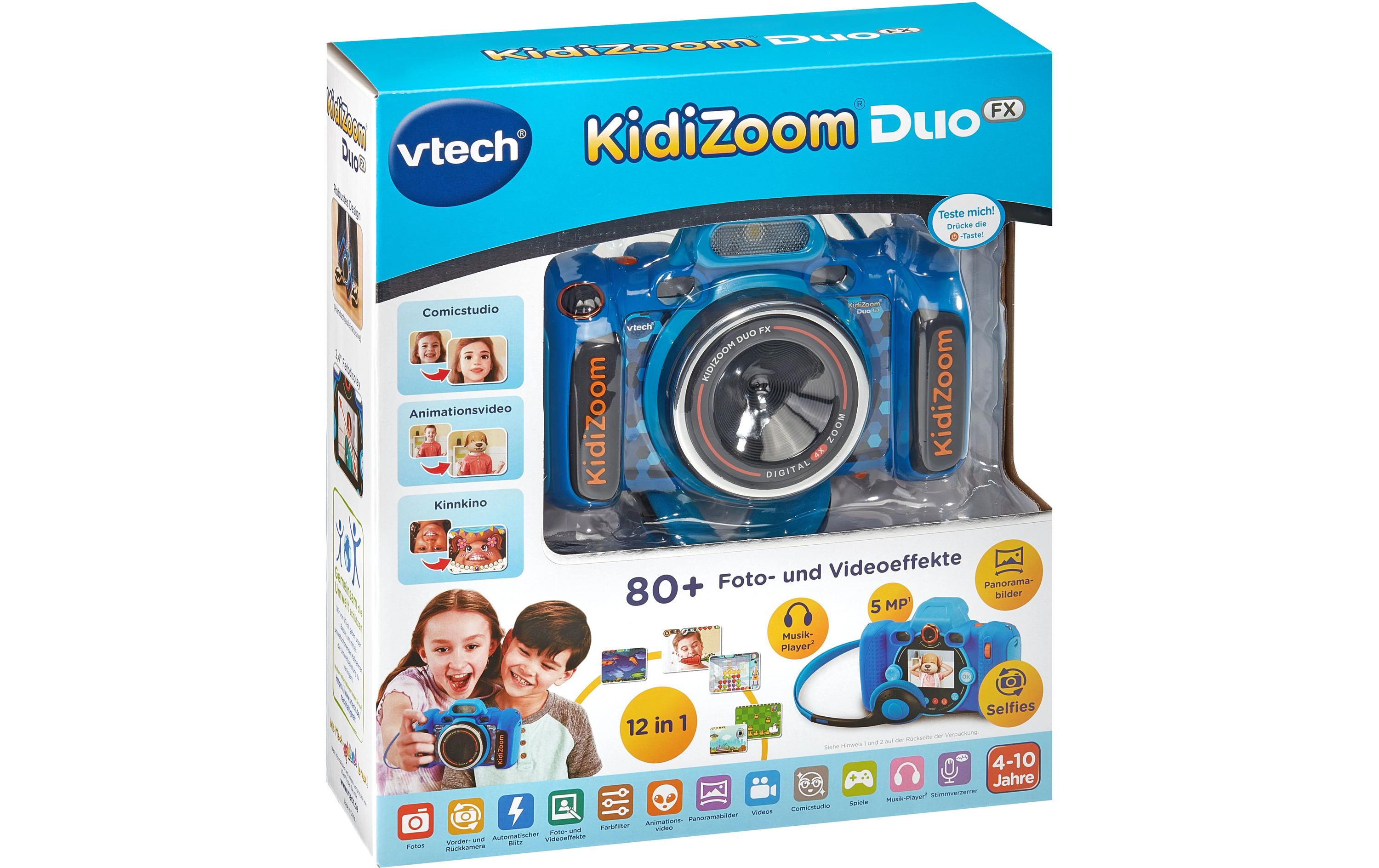 Kinderkamera KidiZoom Duo FX BlauDigitale Kamera für Kinder