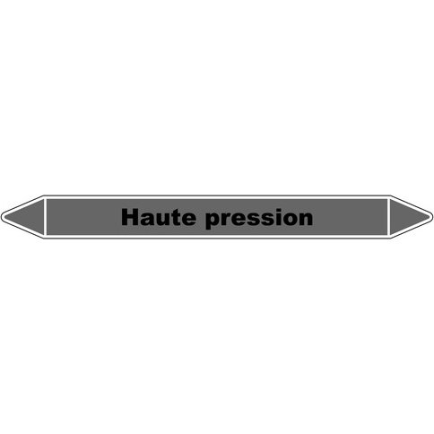Marqueur tuyauterie - Haute pression - Vinyle laminé - NFX 08-105