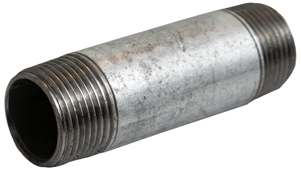 Nippelrør 1/2'' x 60 mm - galvaniseret
