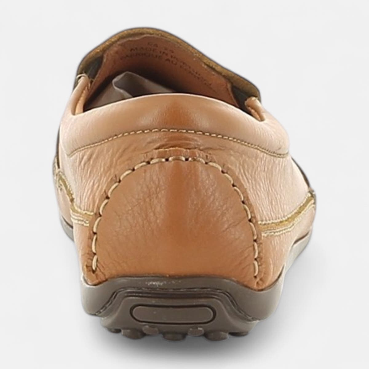 Mocassins Homme en cuir cognac