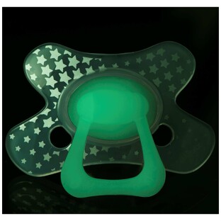 Difrax Fopspeen Natural 20  Maanden - Glow in the Dark 1ST