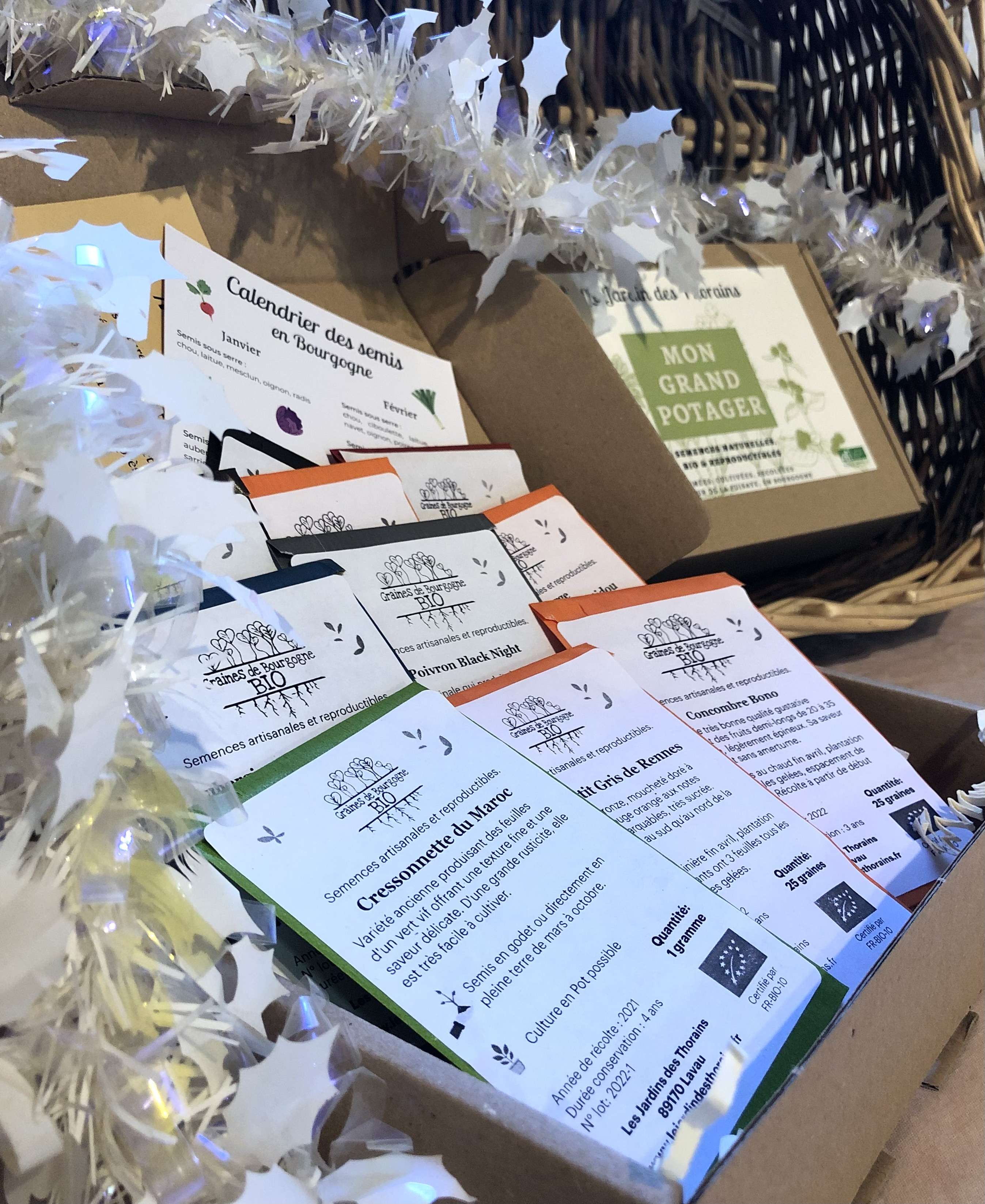 Coffret de graines à semer 