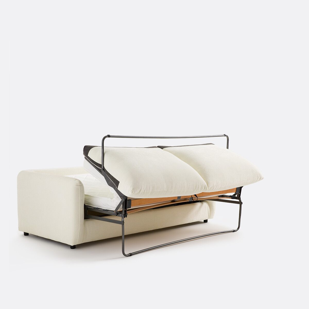 LA REDOUTE INTERIEURS<br>Sofá-cama de 2, 3 e 4 lugares. Veludo texturizado