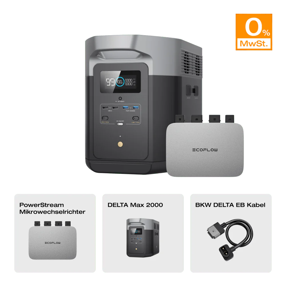 EcoFlow DELTA Max Tragbare Powerstation