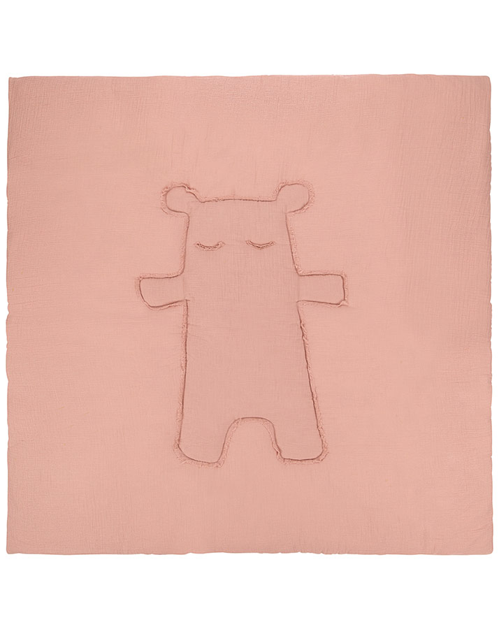 Spielmatte TERRA BÄR (120x120) in dusty rose