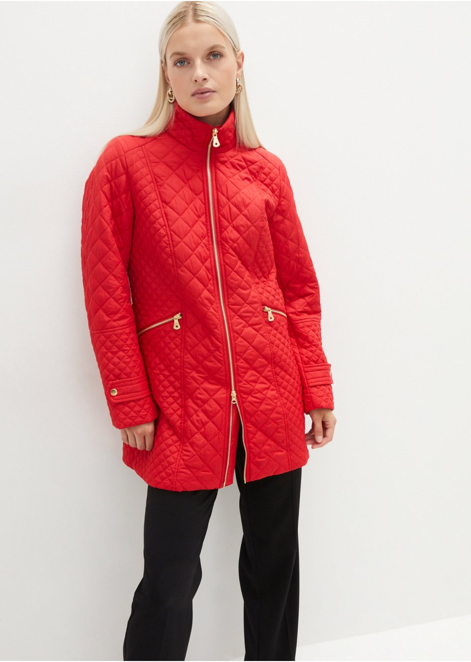 Manteau court matelassé