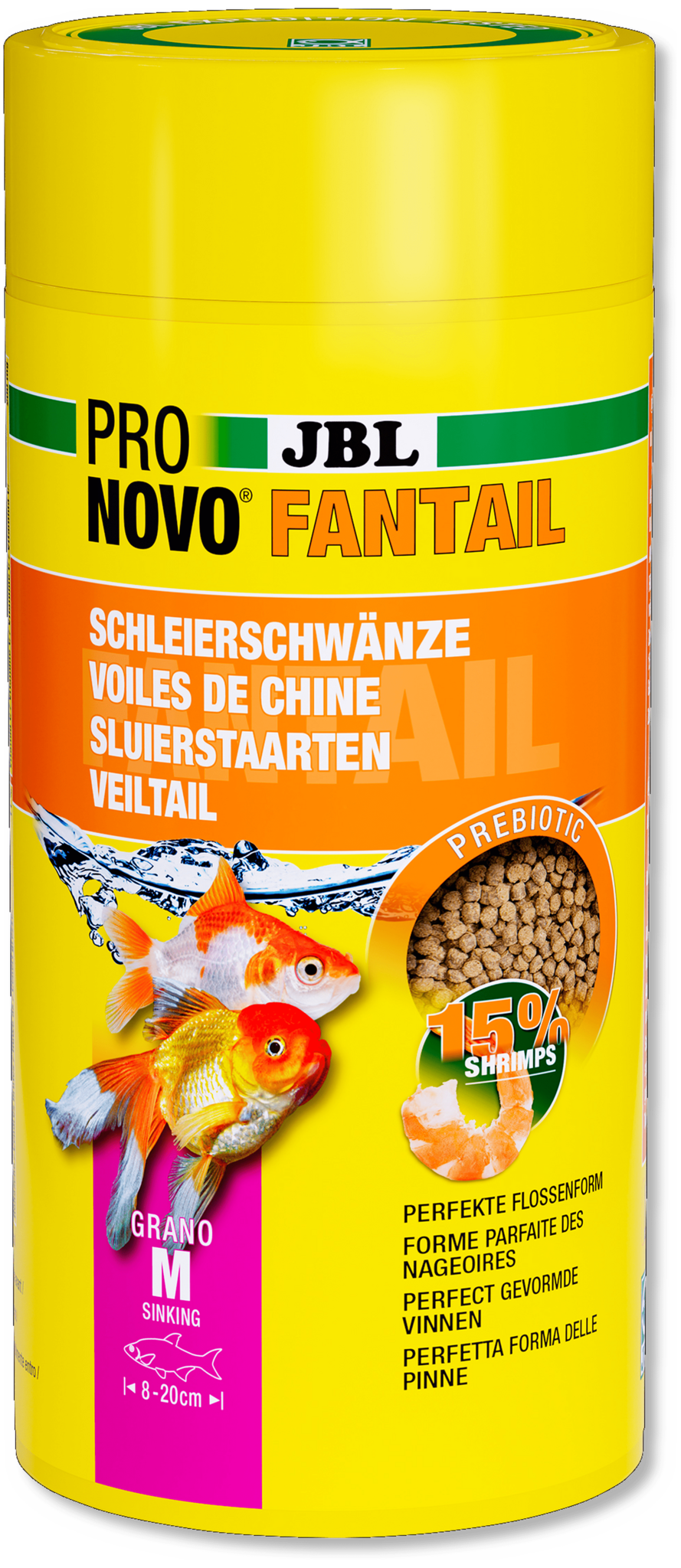 JBL Pronovo Fantail Grano M 1000ml | Zinkend granulaatvoer
