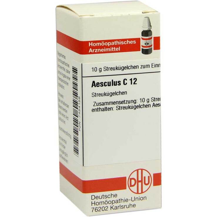 DHU Aesculus C 12 Globuli, 10 g