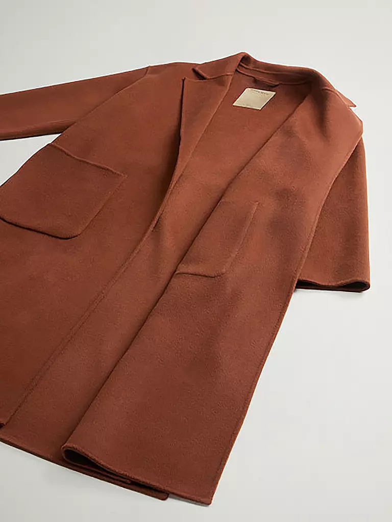 WOOLRICH Wollmantel braun